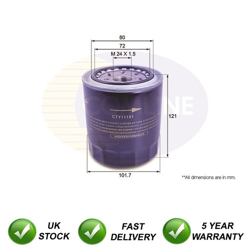Oil filter sjr fits land - filter,