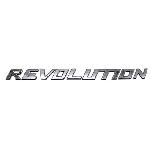 Logo revolution chrome fits - logo,
