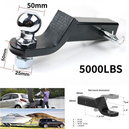 50mm ball mount - mount, tongue