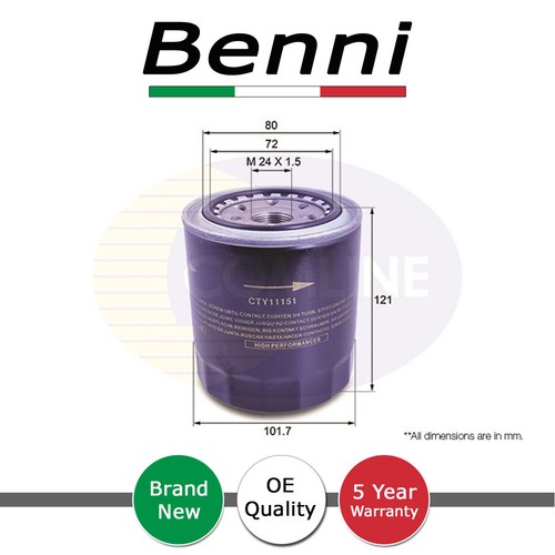 Oil filter benni fits - oil,