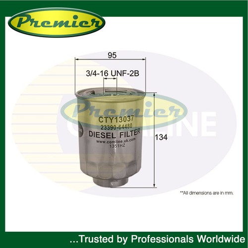 Premier fuel filter - fits, 6