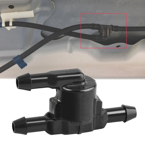 Windscreen washer hose valve - windscreen,