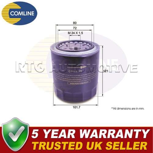 Comline oil filter - fits, land